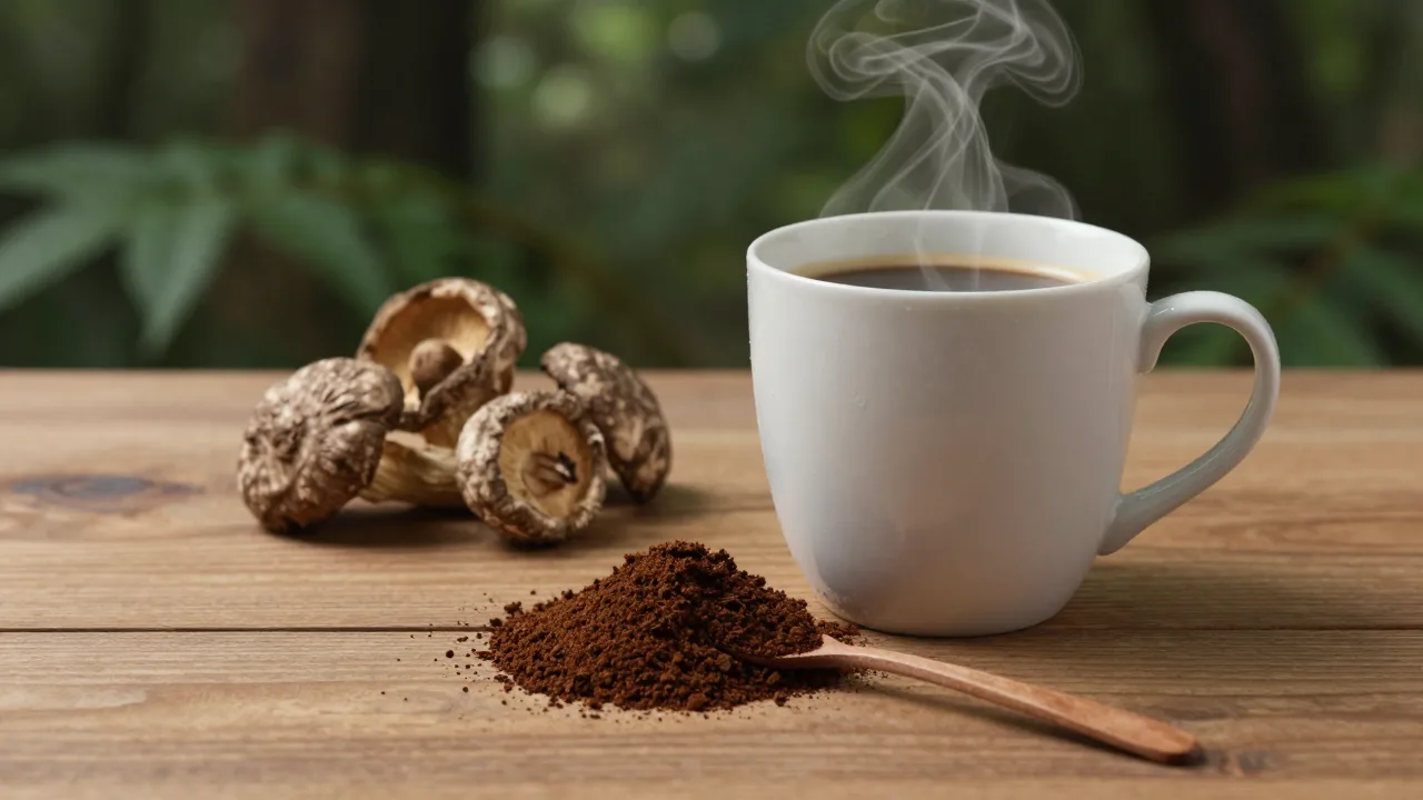 Coffee with the woods in it